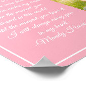 Benutzerdefiniertes Foto für die Mutterschaft Schö Poster (Ecke)