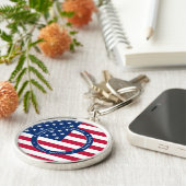 Benutzerdefiniertes Foto für die patriotische Gede Schlüsselanhänger (Seite)