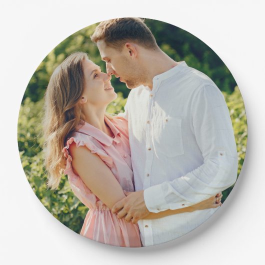 Benutzerdefiniertes Foto für die Platte Pappteller (Vorderseite)