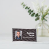 Benutzerdefiniertes Foto für die Sicherheitsberatu Visitenkarte (Stehend Vorderseite)