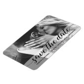 Benutzerdefiniertes Foto für die Verlobung eines E Magnet (Linke Seite)