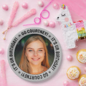 Benutzerdefiniertes Foto für Geburtstagsparteien u Pappteller (Party)