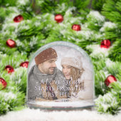 Benutzerdefiniertes Foto für Happy Anniversary Schneekugeln (Weihnachten)