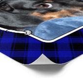 Benutzerdefiniertes Foto für Haustiere klassisch b Poster (Ecke)