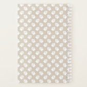 Benutzerdefiniertes Foto für Haustiere und Beige- Planer (Rückseite)