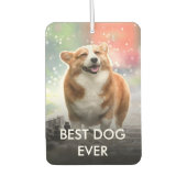 Benutzerdefiniertes Foto für Haustiere und Name de Autolufterfrischer (Vorderseite)