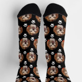 Benutzerdefiniertes Foto für Haustiere und Paw-Dru Socken (Oben)