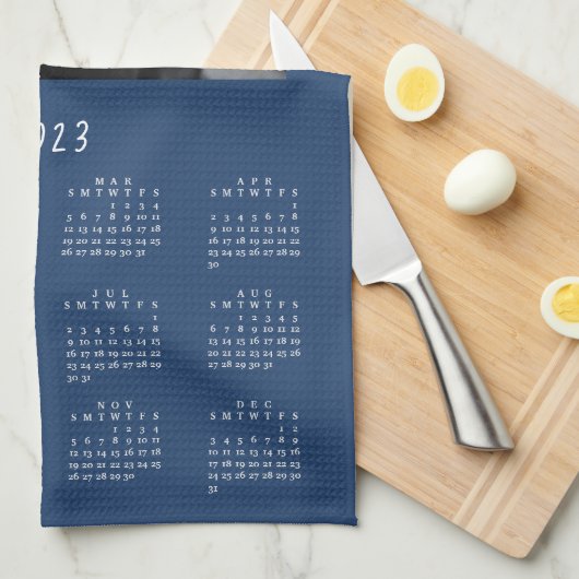 Benutzerdefiniertes Foto für Heimtiere 2023 - Kale Geschirrtuch (Viertel Falte)