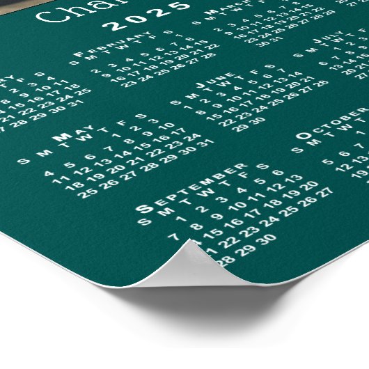 Benutzerdefiniertes Foto für Heimtiere und Name 20 Poster (Ecke)