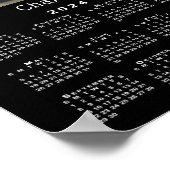 Benutzerdefiniertes Foto für Heimtiere und Name 20 Poster (Ecke)