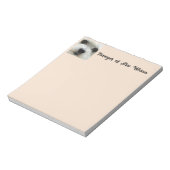 Benutzerdefiniertes Foto für Hund/Katze, Fine Whin Notizblock (Rotiert)