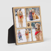 Benutzerdefiniertes Foto für Hunde aus Holz Fotoplatte (Vorderseite)