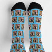 Benutzerdefiniertes Foto für Hunde-Gesichtspflege Socken (Oben)