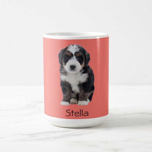 Benutzerdefiniertes Foto für Hunde - Korallenriff Kaffeetasse (Mittel)