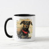 Benutzerdefiniertes Foto für Hunde mit stylischen Tasse (Links)