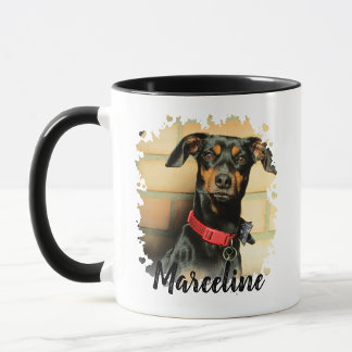 Benutzerdefiniertes Foto für Hunde mit stylischen Tasse