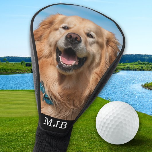 Benutzerdefiniertes Foto für Hunde Personalisiert Golf Headcover