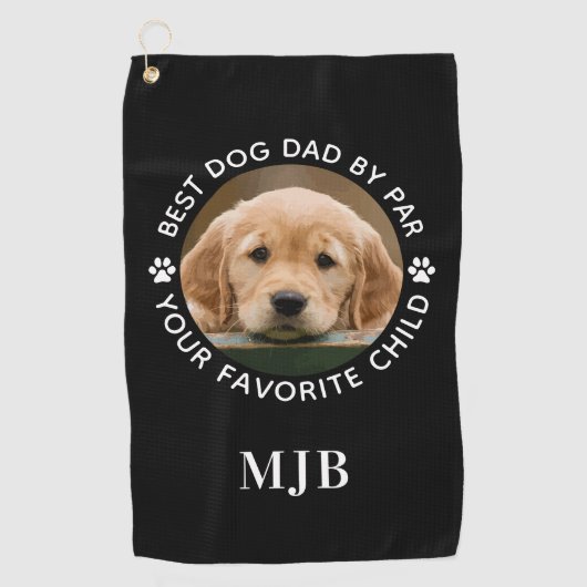 Benutzerdefiniertes Foto für Hunde Personalisiert Golfhandtuch (Vorderseite)