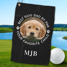 Benutzerdefiniertes Foto für Hunde Personalisiert  Golfhandtuch