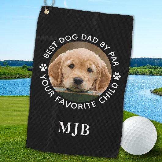 Benutzerdefiniertes Foto für Hunde Personalisiert Golfhandtuch