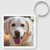 Benutzerdefiniertes Foto für Hunde Schlüsselanhänger (Rückseite)