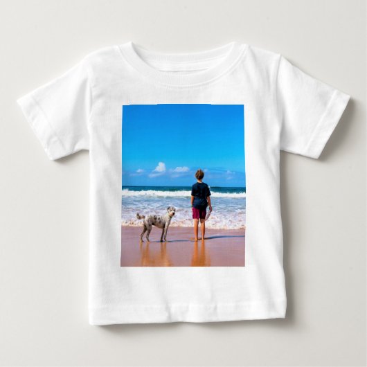 Benutzerdefiniertes Foto für Ihr eigenes Design -  Baby T-shirt (Vorderseite)