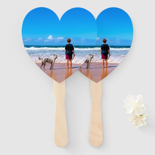 Benutzerdefiniertes Foto für Ihr eigenes Design - Fächer (Vorne und Hinten)