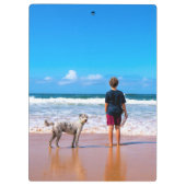 Benutzerdefiniertes Foto für Ihr eigenes Design -  Klemmbrett (Rückseite)