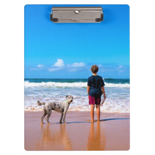 Benutzerdefiniertes Foto für Ihr eigenes Design -  Klemmbrett (Vorderseite)