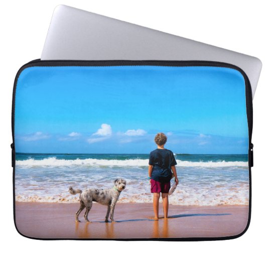 Benutzerdefiniertes Foto für Ihr eigenes Design -  Laptopschutzhülle (Vorderseite)