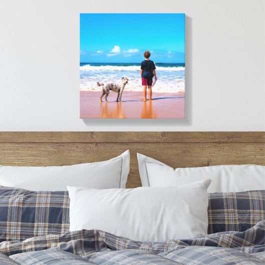 Benutzerdefiniertes Foto für Ihr eigenes Design - Leinwanddruck (Insitu (Schlafzimmer))