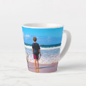 Benutzerdefiniertes Foto für Ihr eigenes Design - Milchtasse (Rechte Ecke)