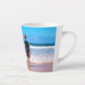 Benutzerdefiniertes Foto für Ihr eigenes Design - Milchtasse (Rechts)