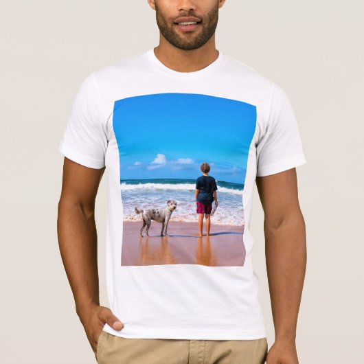 Benutzerdefiniertes Foto für Ihr eigenes Design - T-Shirt (Vorderseite)