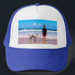 Benutzerdefiniertes Foto für Ihr eigenes Design -  Truckerkappe<br><div class="desc">Benutzerdefiniertes Foto Gestalten Sie Ihr eigenes Design - I Liebe Mein Haustier - Personalisierte Familie / Freunde / Haustiere oder Persönliches Geschenk - Fügen Sie Ihr Foto / Text / Name - Neu vergrössern und verschieben oder entfernen und fügen Sie Elemente / Text mit Anpassungstool! Sie können dieses Design auf...</div>