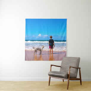 Benutzerdefiniertes Foto für Ihr eigenes Design -  Wandteppich