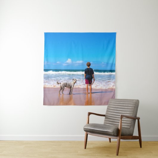 Benutzerdefiniertes Foto für Ihr eigenes Design - Wandteppich (Beispiel)