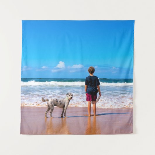 Benutzerdefiniertes Foto für Ihr eigenes Design - Wandteppich (Vorderseite)