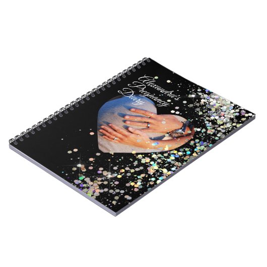 Benutzerdefiniertes Foto für Ihr eigenes Schwanger Notizblock (Linke Seite)