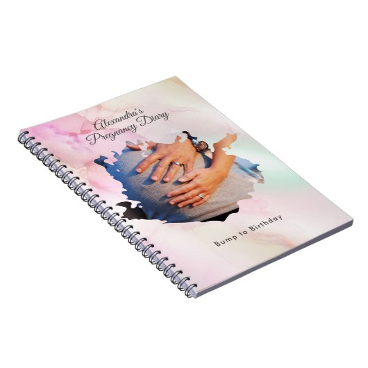 Benutzerdefiniertes Foto für Ihr eigenes Schwanger Notizblock (Rechte Seite)