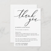 Benutzerdefiniertes Foto für Leerzeichen Vielen Da Begleitkarte (Vorne/Hinten)