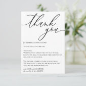 Benutzerdefiniertes Foto für Leerzeichen Vielen Da Begleitkarte (Stehend Vorderseite)