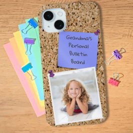 Benutzerdefiniertes Foto für Lila Notenvorlage Case-Mate iPhone Hülle