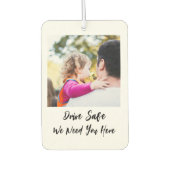 benutzerdefiniertes Foto für Menschen Personalisie Autolufterfrischer (Vorderseite)