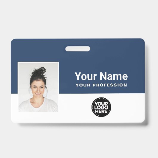 Benutzerdefiniertes Foto für Mitarbeiter, Bar-Code Ausweis (Vorderseite)