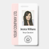 Benutzerdefiniertes Foto für Mitarbeiter, Bar, Log Ausweis (Vorderseite)