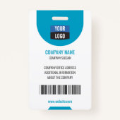 Benutzerdefiniertes Foto für Mitarbeiter, Bar, Log Ausweis (Rückseite)