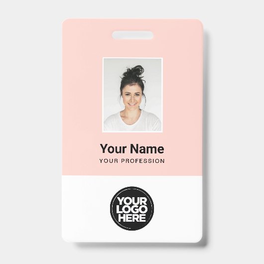 Benutzerdefiniertes Foto für Mitarbeiter, Bar, Log Ausweis (Vorderseite)