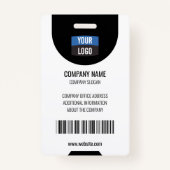 Benutzerdefiniertes Foto für Mitarbeiter, Bar, Log Ausweis (Rückseite)