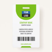 Benutzerdefiniertes Foto für Mitarbeiter, Bar, Log Ausweis (Rückseite)